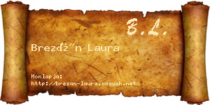 Brezán Laura névjegykártya